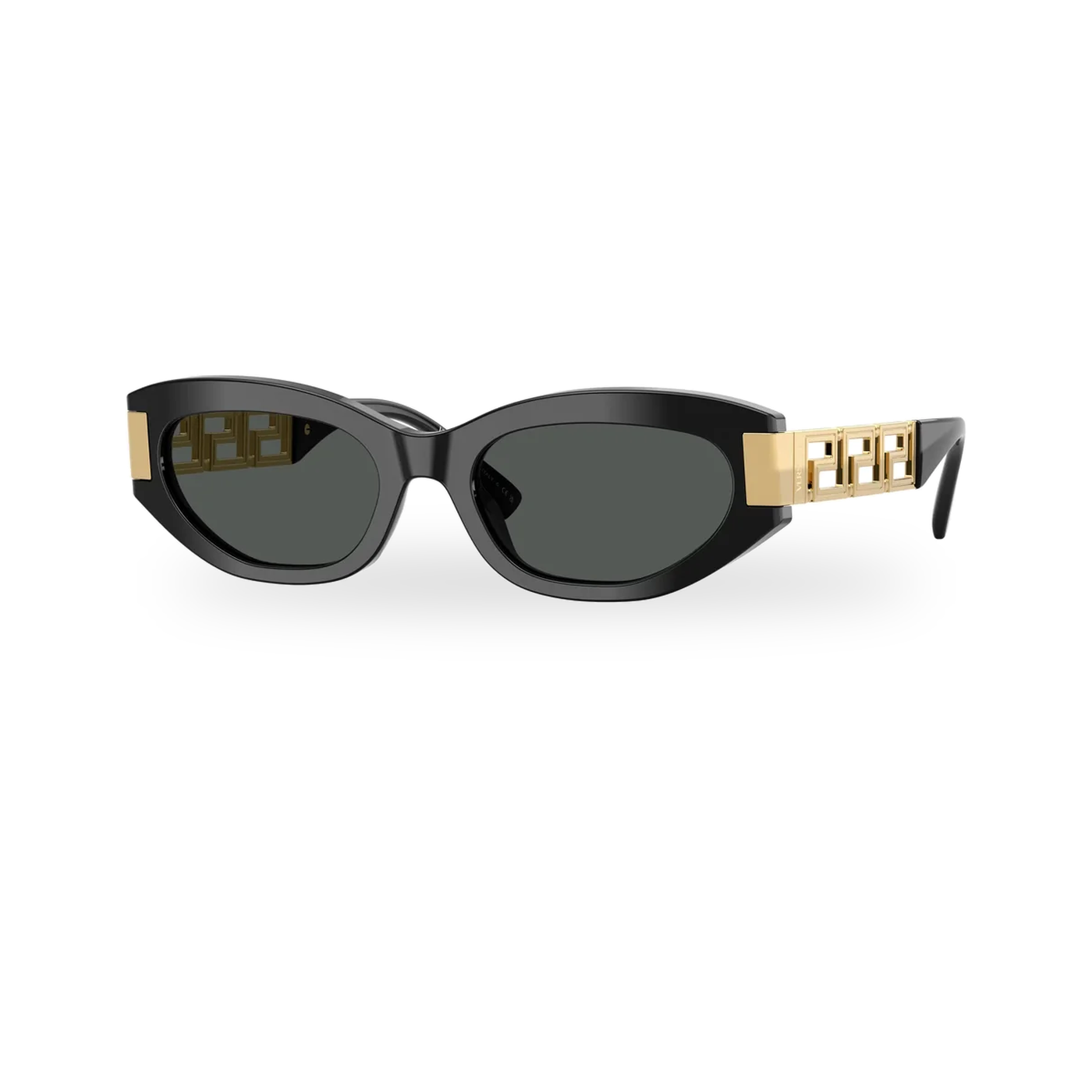 Versace 0VE4501 sunglasses in Black with Dark grey lenses - transparent product photo with soft shadow