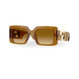 Transparent yellow / Yellow gradient brown