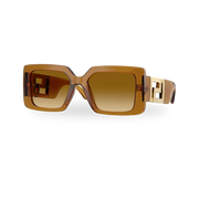 Transparent yellow / Yellow gradient brown