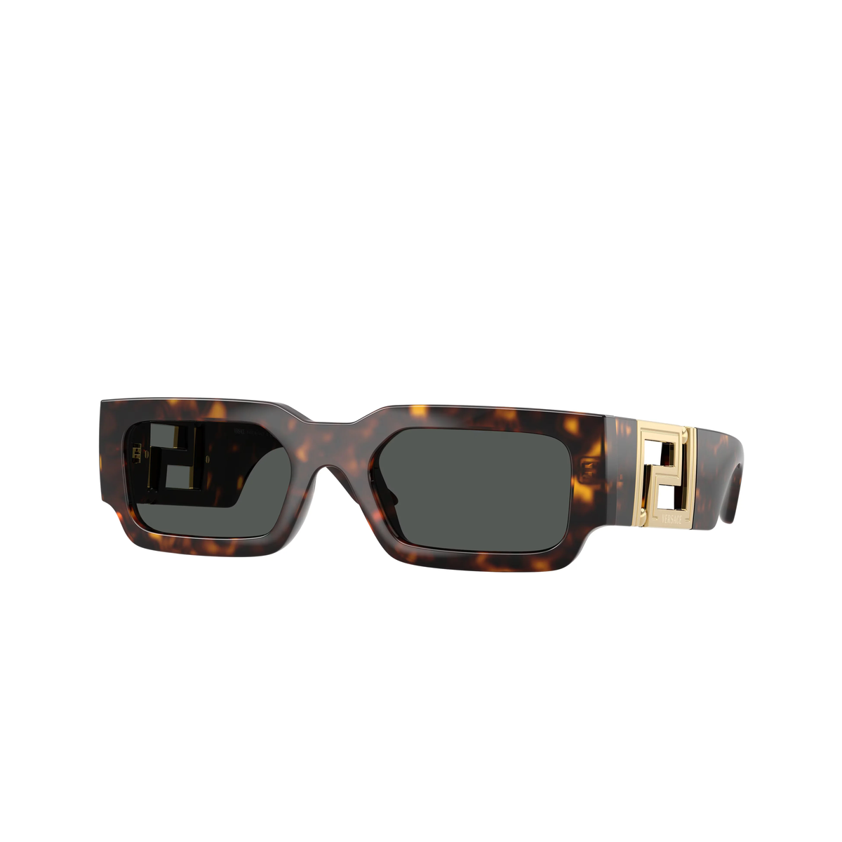 Versace 0VE4506U sunglasses in Havana with Dark grey lenses