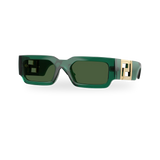 Transparent green / Dark green