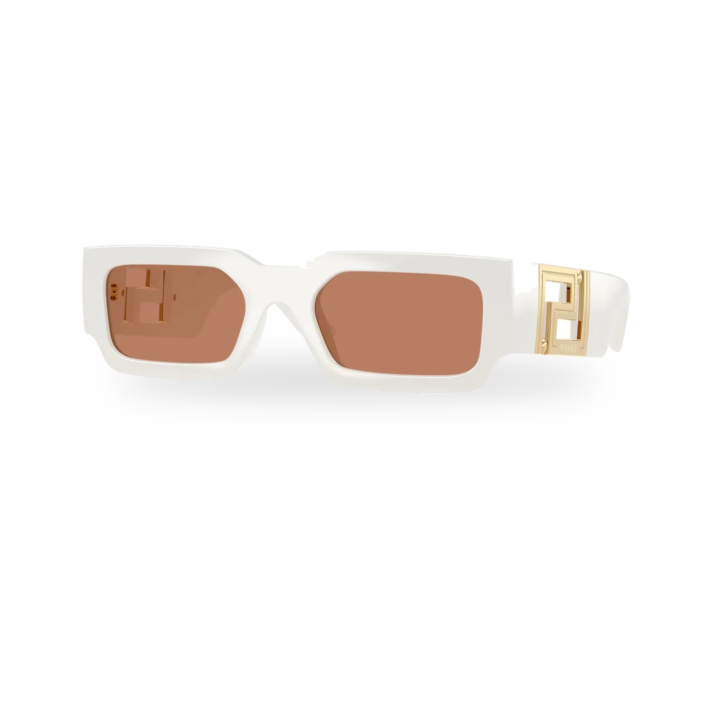 Versace 0VE4506U sunglasses in Talc with Brown lenses - transparent product photo with soft shadow
