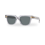 Transparent grey / Dark blue