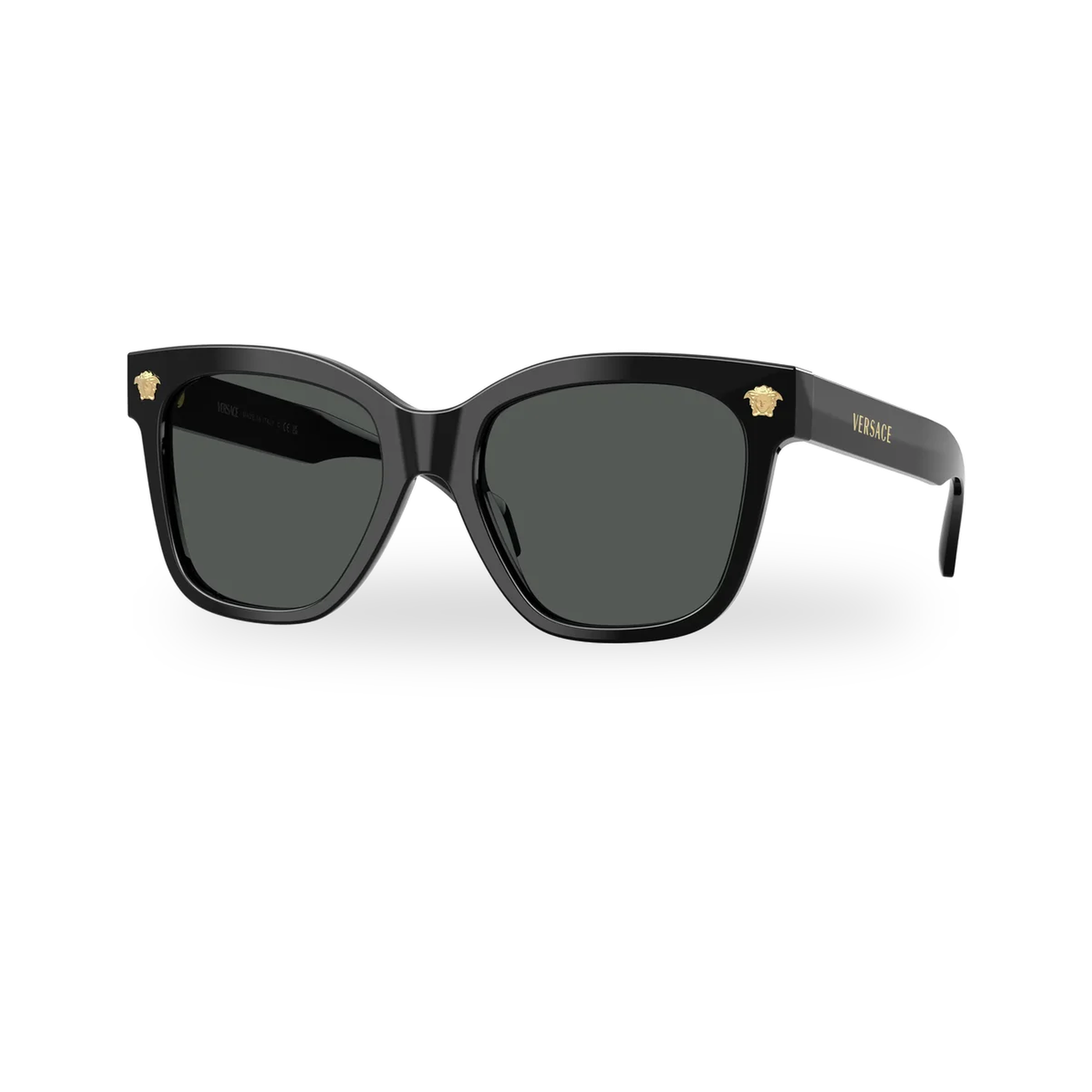 Versace 0VE4511 sunglasses in Black with Dark grey lenses - transparent product photo with soft shadow