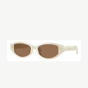 White talc / Dark brown
