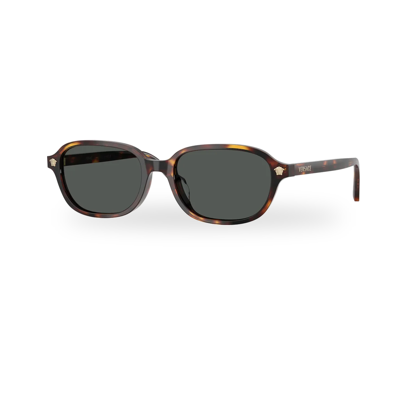 Versace 0VE4514D sunglasses in Havana with Dark brown lenses - transparent product photo with soft shadow