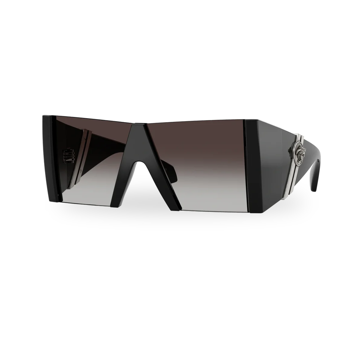 Versace 0VE4515 sunglasses in Black with Grey gradient lenses - transparent product photo with soft shadow