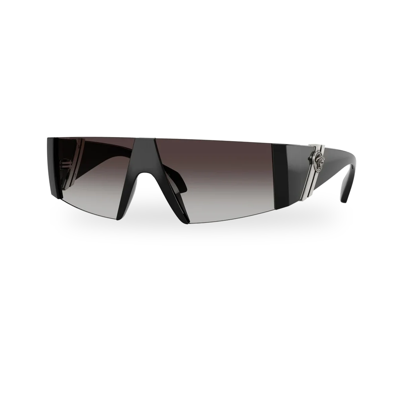 Versace 0VE4516 sunglasses in Black with Grey gradient lenses - transparent product photo with soft shadow