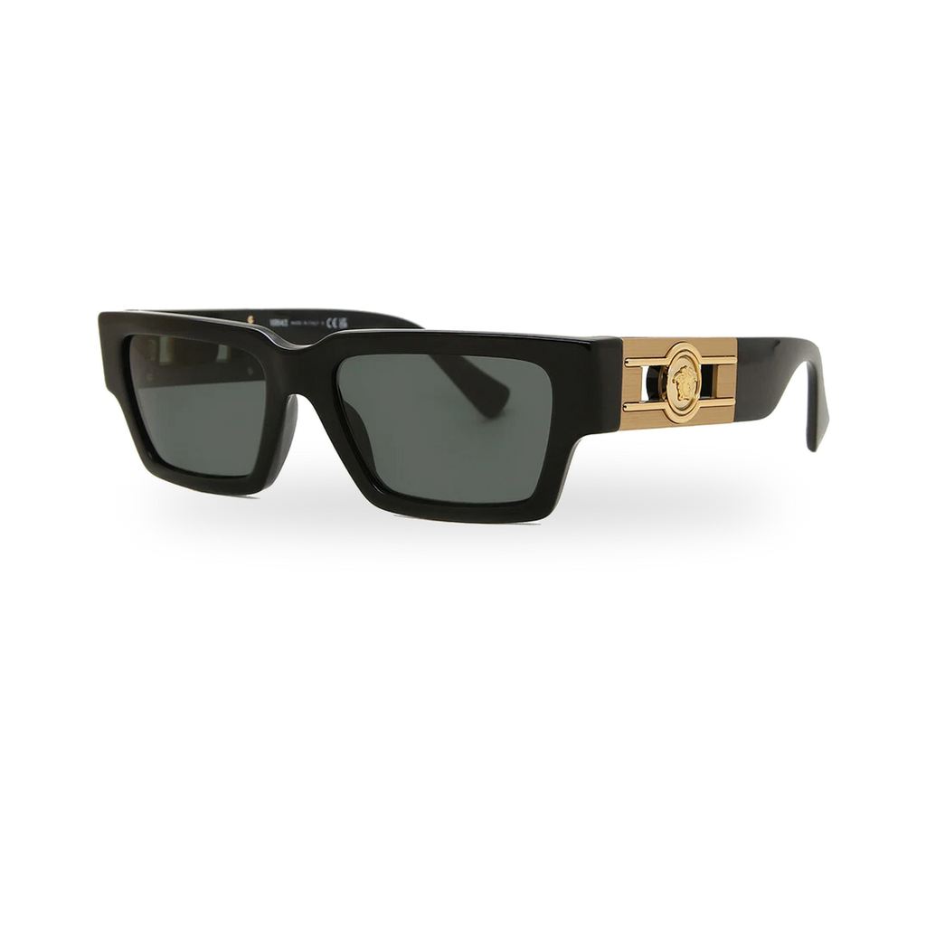 Versace JPG Black Sunglasses - transparent product photo with soft shadow