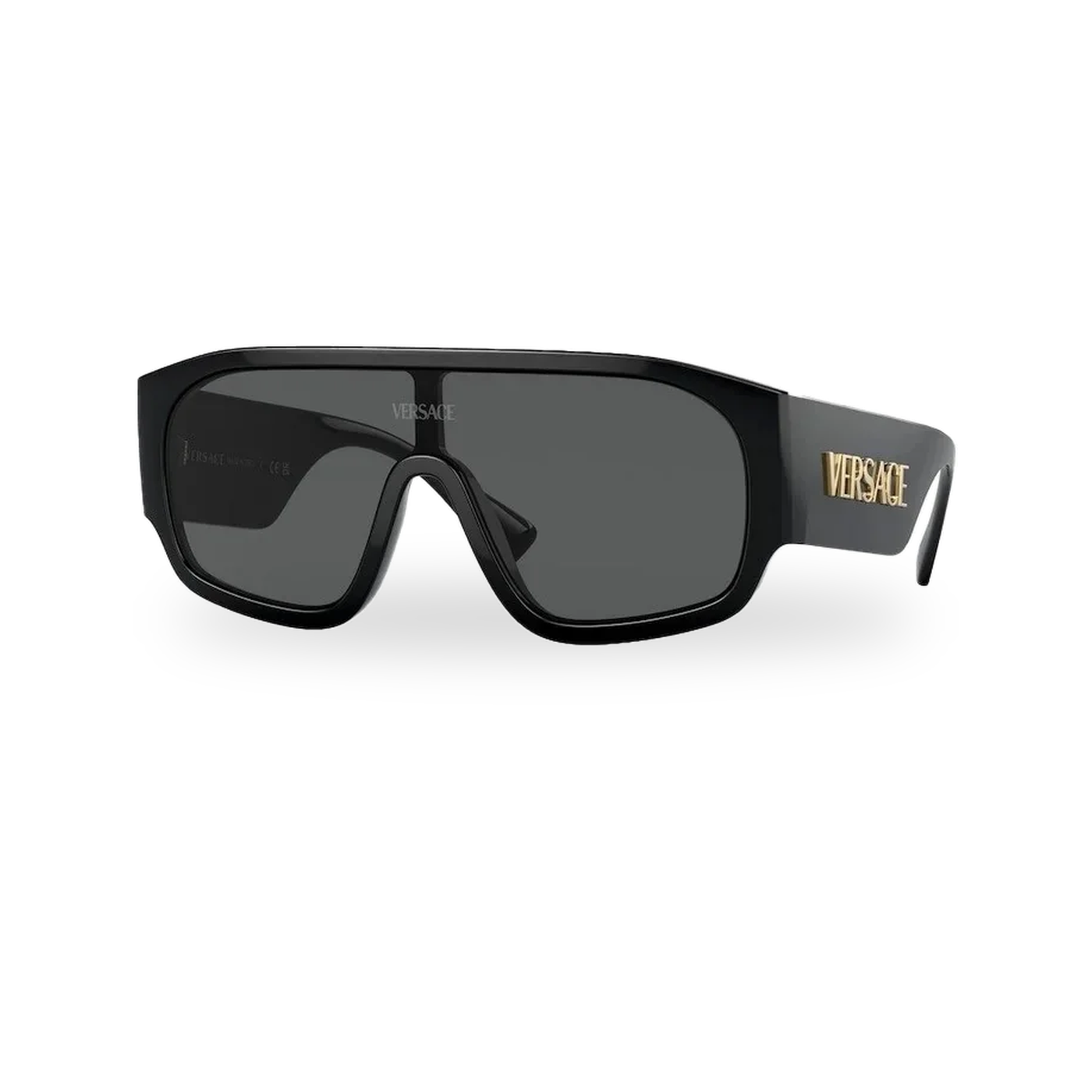 Versace Summer Visor Black - transparent product photo with soft shadow