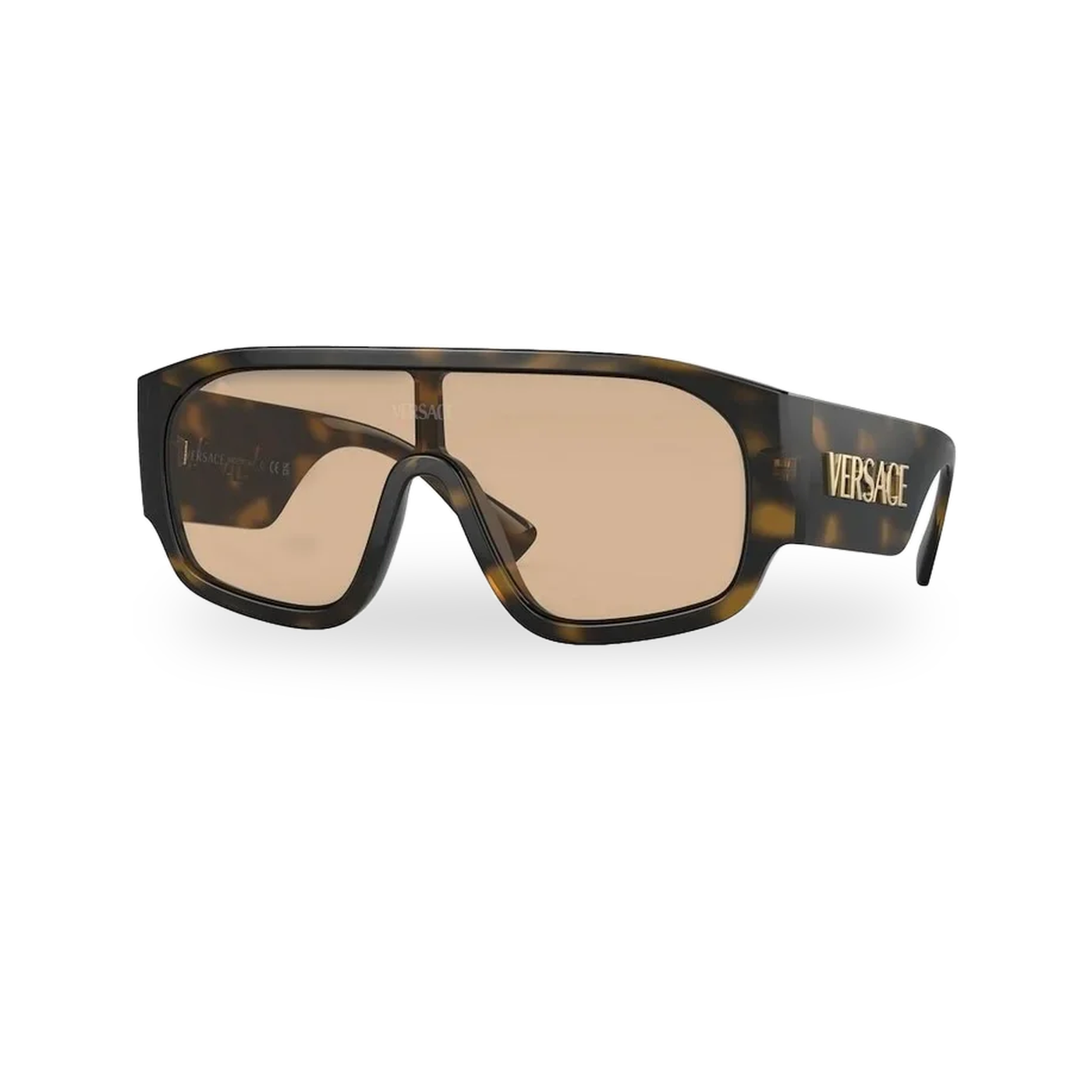 Versace Summer Visor Black - transparent product photo with soft shadow