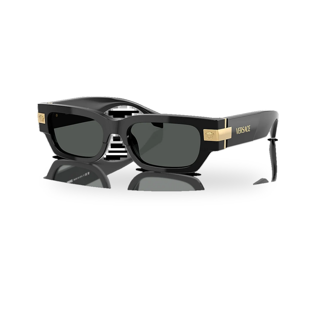 Versace Woopty Black Sunglasses - transparent product photo with soft shadow