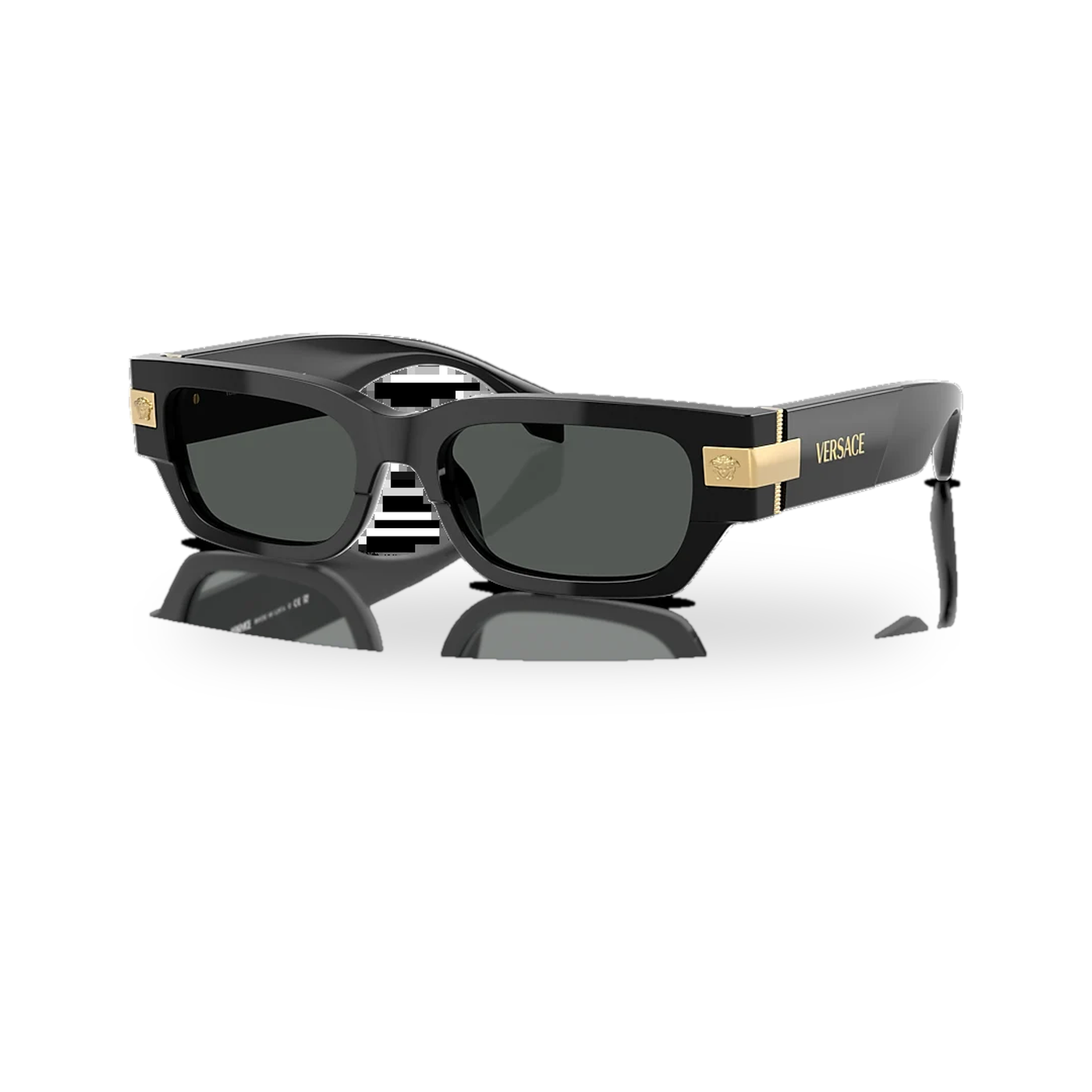 Versace Woopty Black Sunglasses - transparent product photo with soft shadow