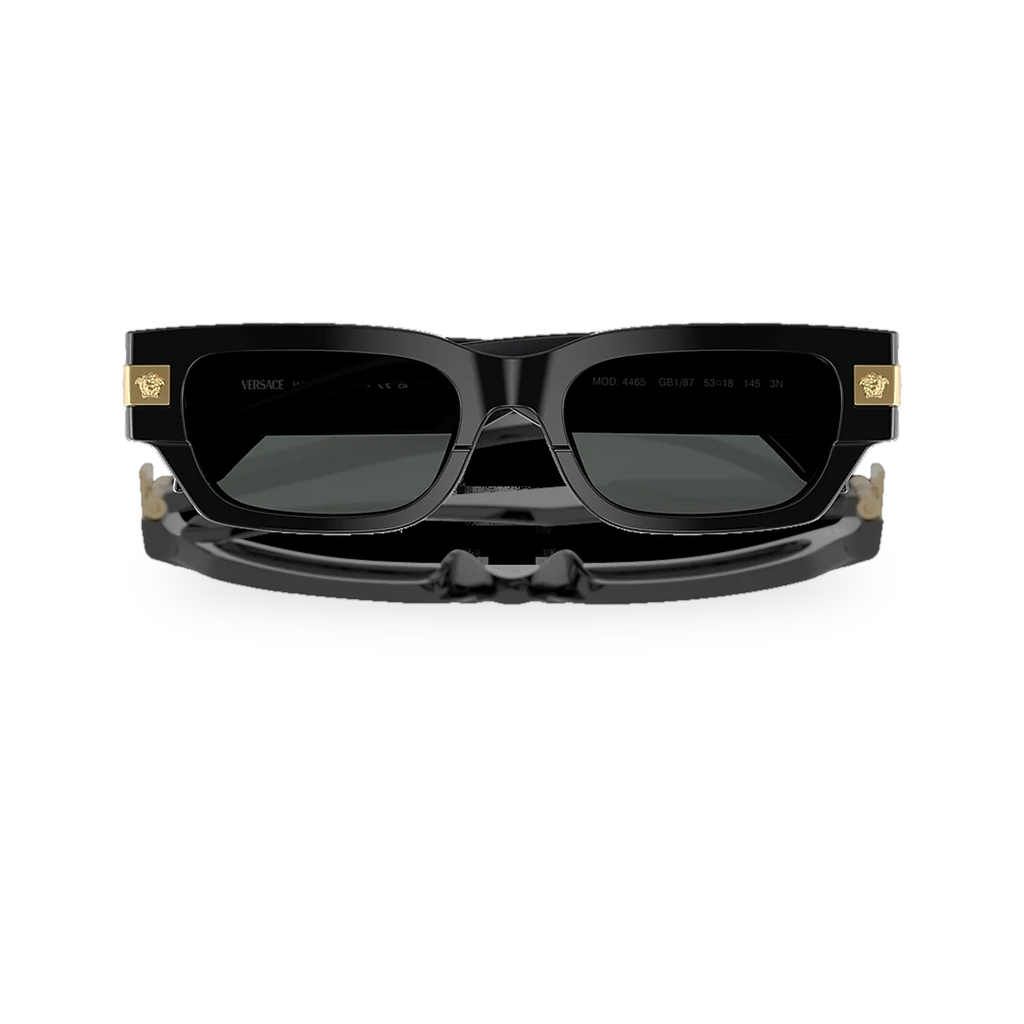Versace Woopty Black Sunglasses - transparent product photo with soft shadow