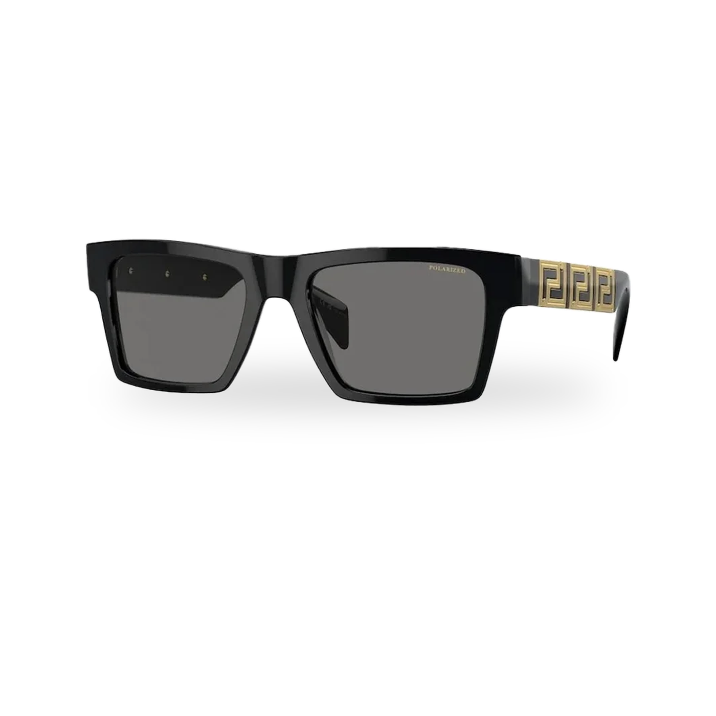 Versace VE4445 Havana Rectangle Sunglasses - transparent product photo with soft shadow
