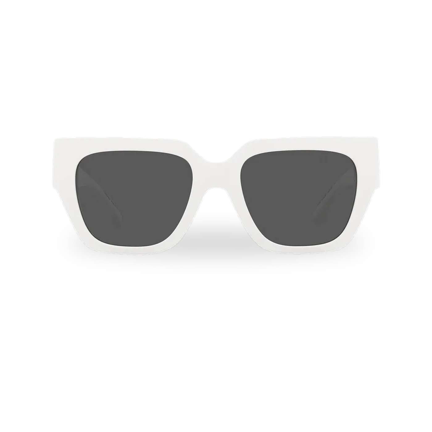 Versace White Twist Frame Sunglasses MOD.4409– 314/87 - transparent product photo with soft shadow