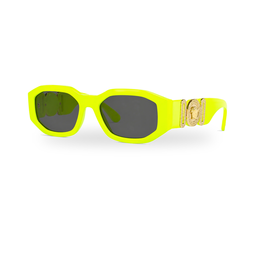 Versace MOD.4361 Neon Yellow-Green Sunglasses - transparent product photo with soft shadow
