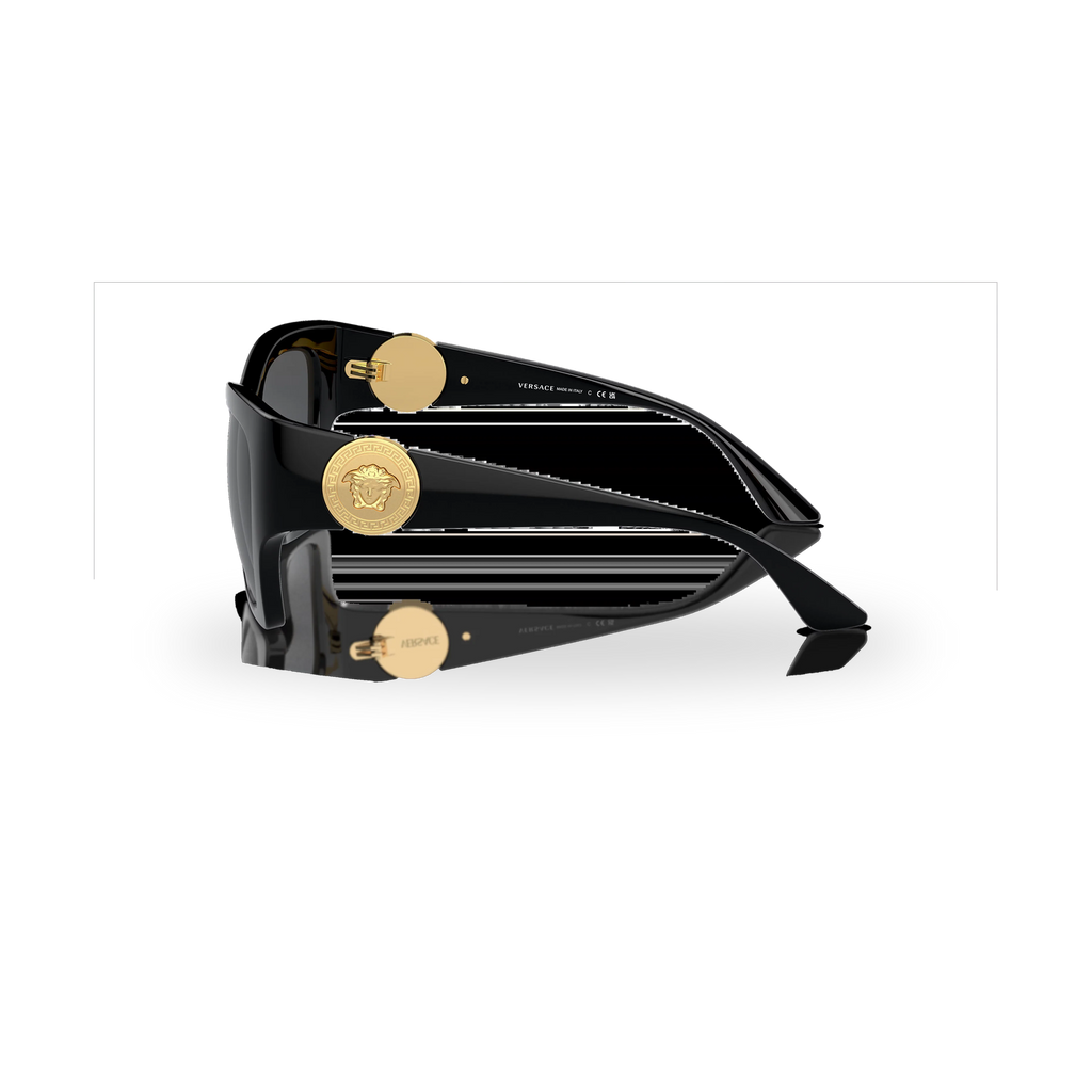 Versace Ve4452 Sunglasses Gold Medusa - transparent product photo with soft shadow