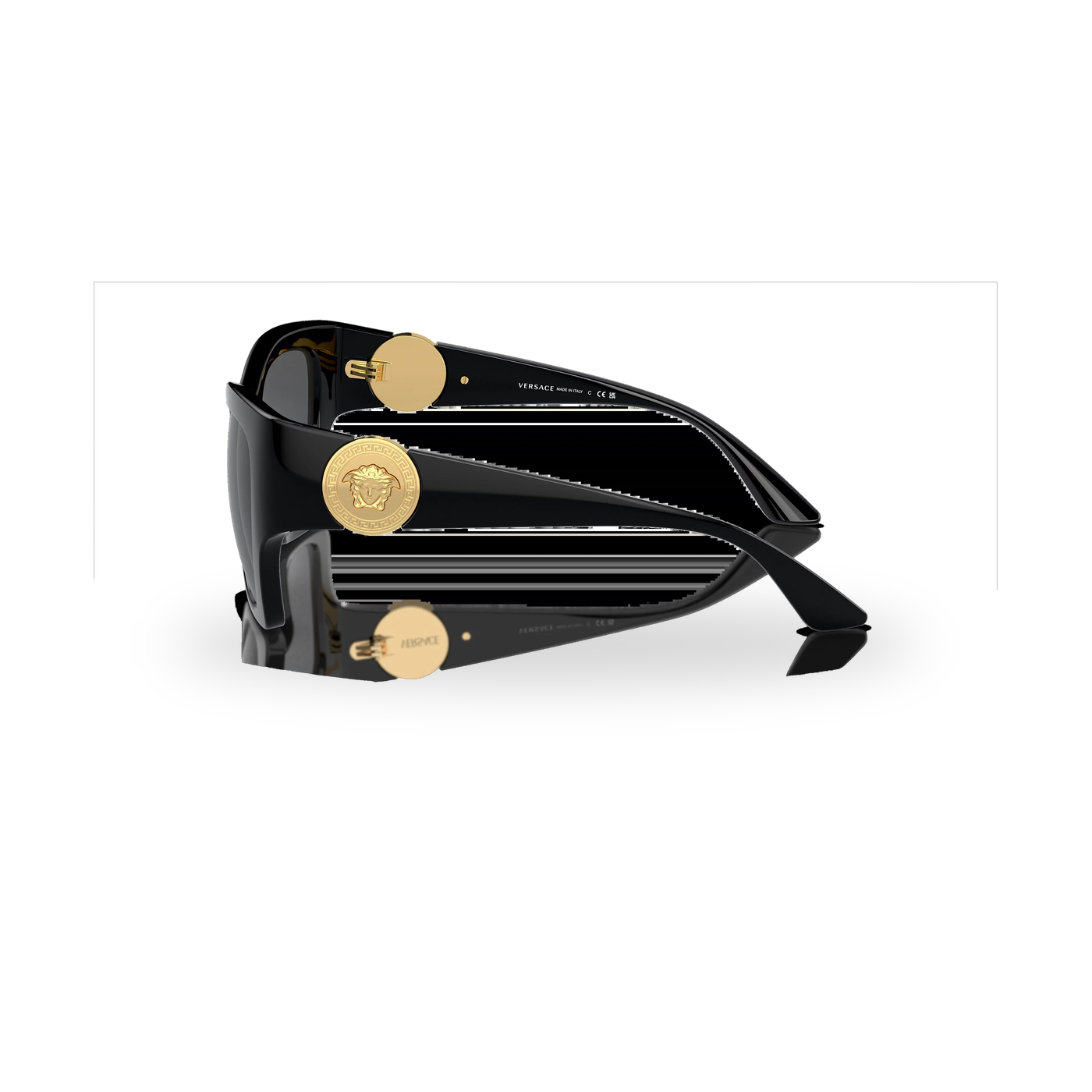 Versace Ve4452 Sunglasses Gold Medusa - transparent product photo with soft shadow