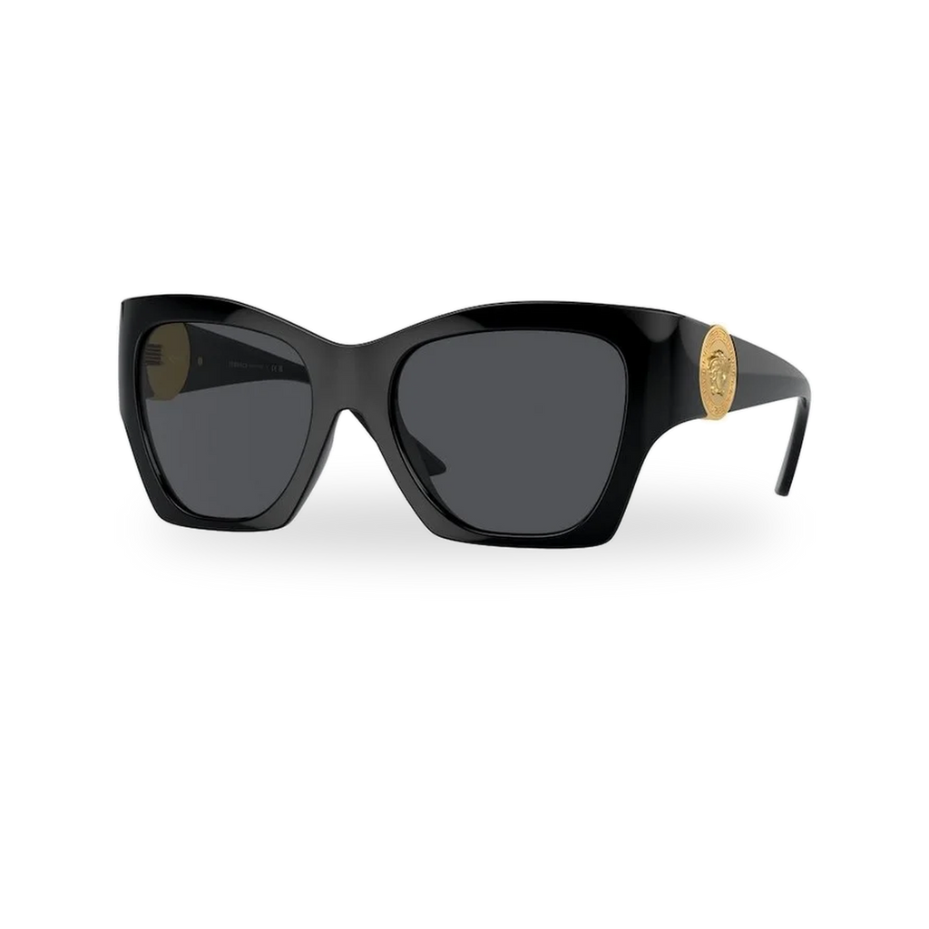 Versace Ve4452 Sunglasses Gold Medusa - transparent product photo with soft shadow