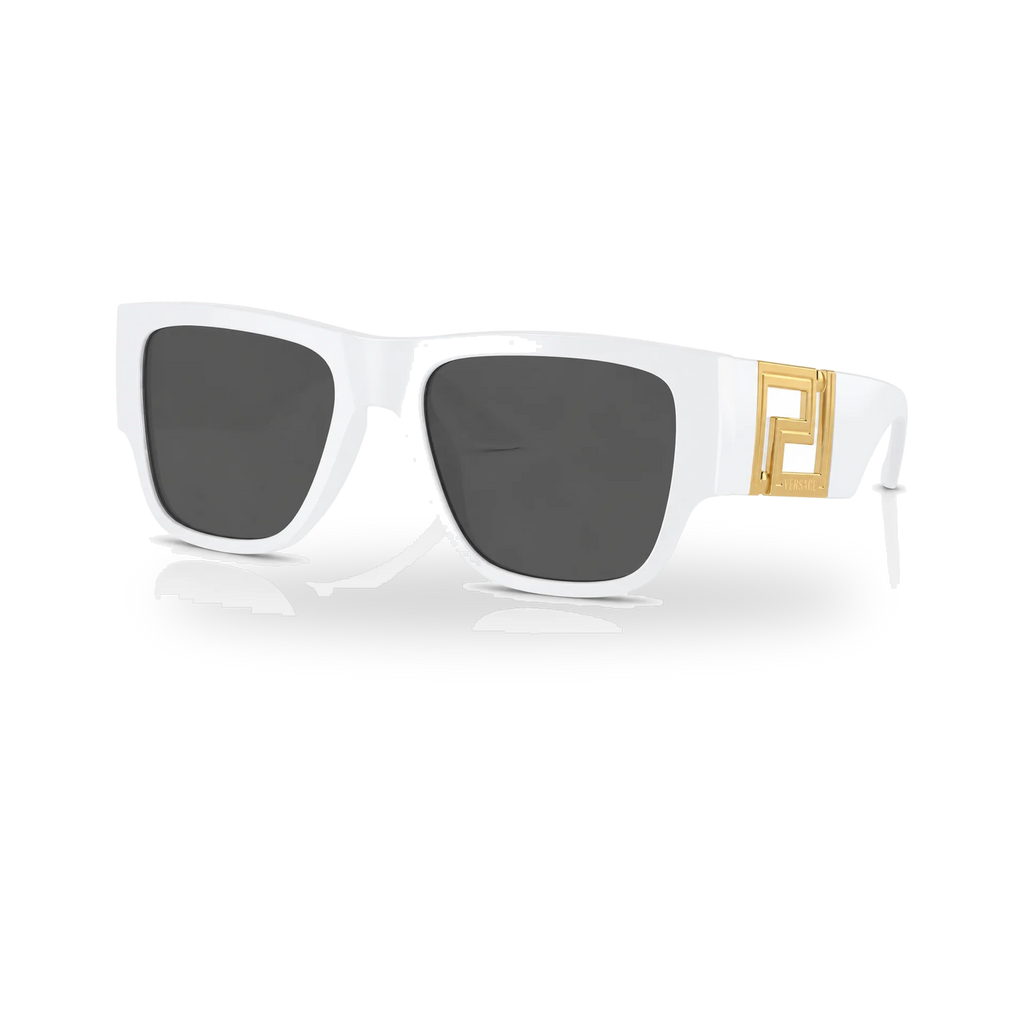 Versace VE4403 White Rectangle Sunglasses - transparent product photo with soft shadow