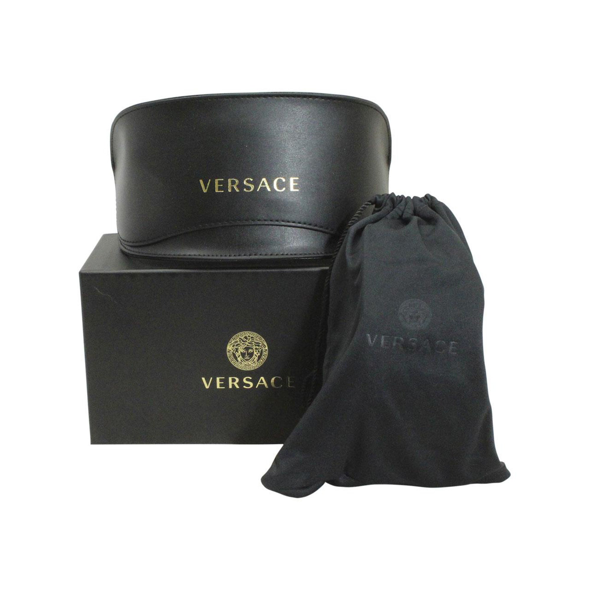 Versace White Boarder Visor Sun Glasses