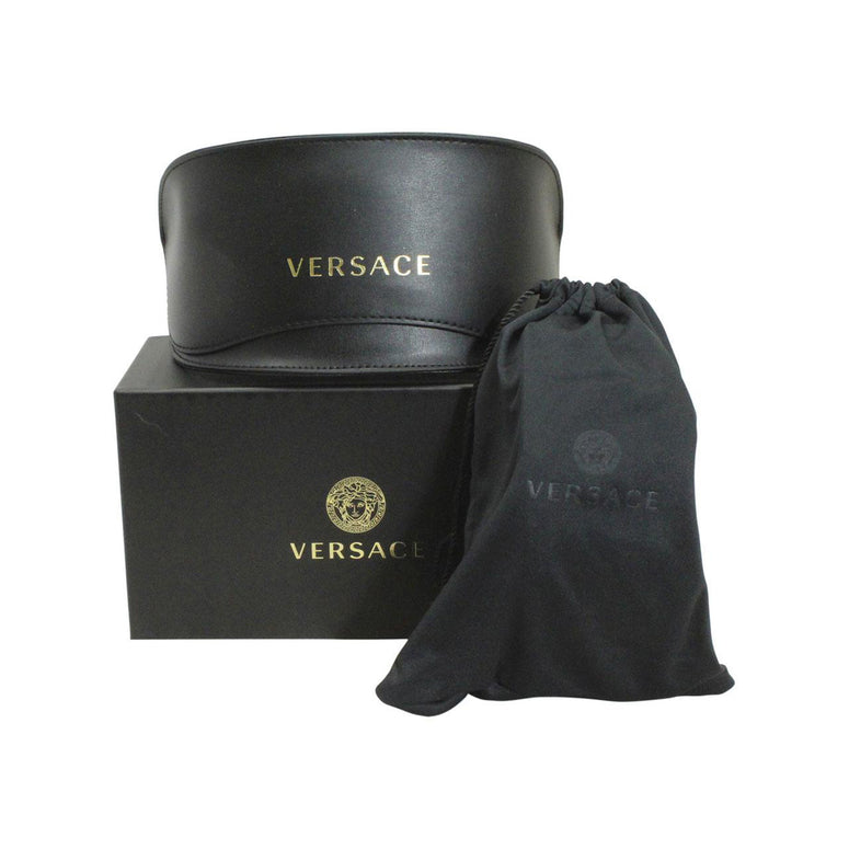Versace White Boarder Visor Sun Glasses