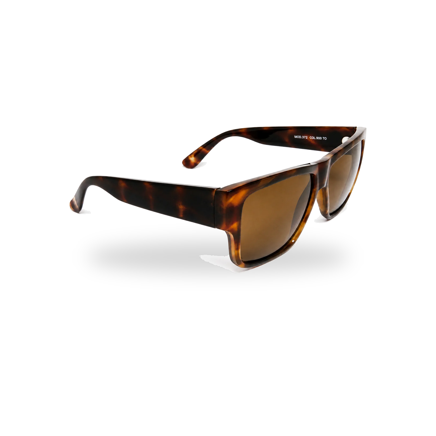 Versace MOD 372 COL 900 Vintage Sunglasses - transparent product photo with soft shadow