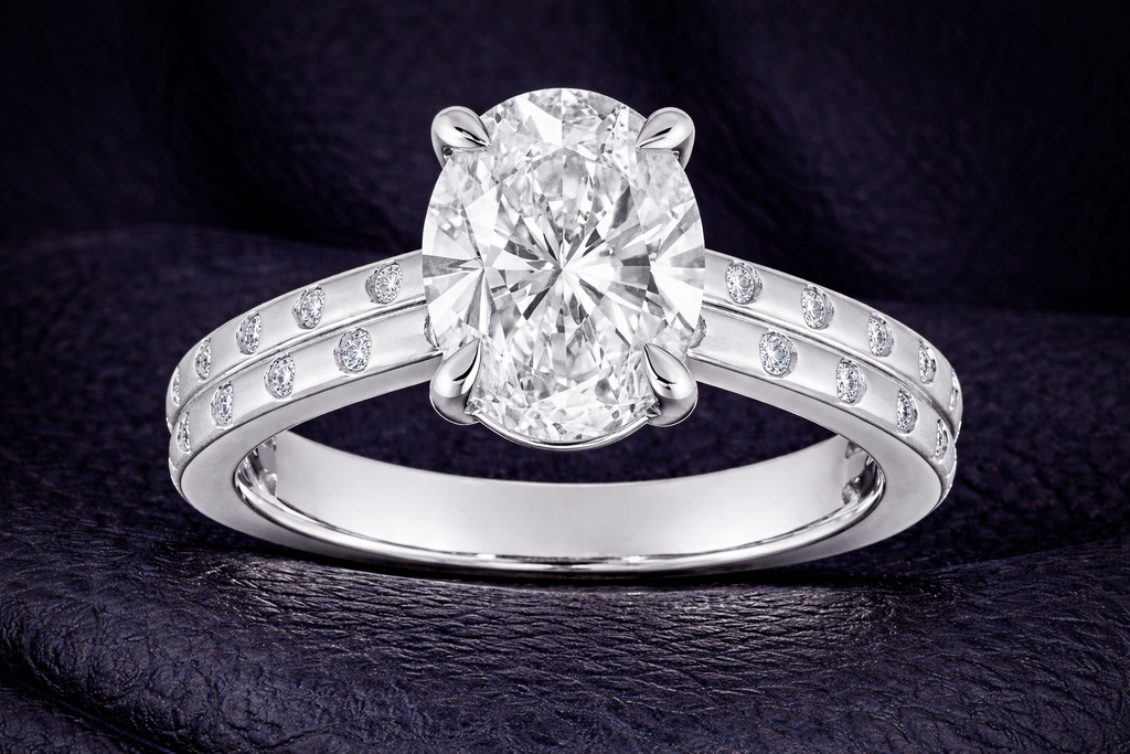 Oval Engagement Ring 2.70cts