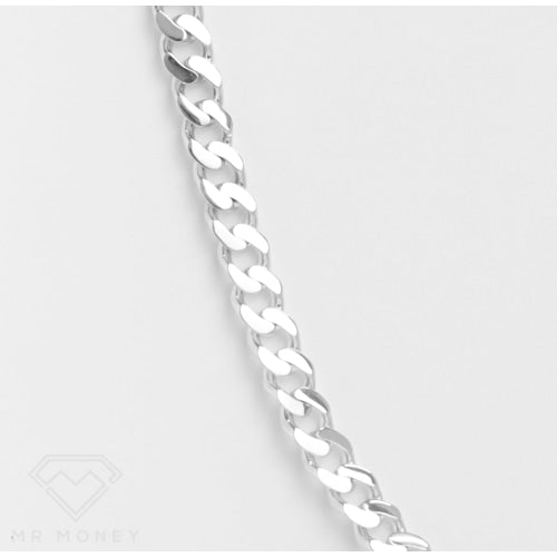 Sterling Silver Curb-Link Chain 60Cm Chain