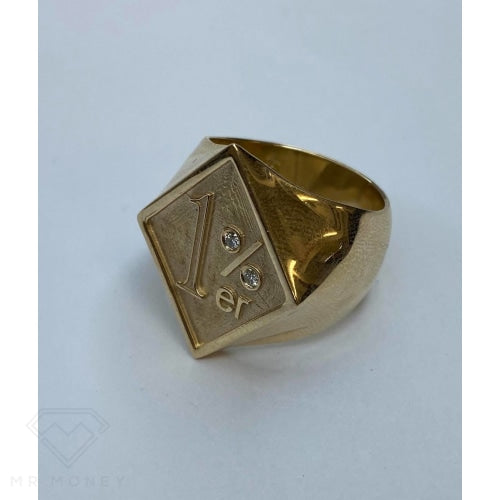9Ct Gold 1% Diamond Ring Ring
