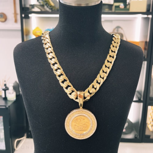 Gold Cuban Link 65Cm Chain