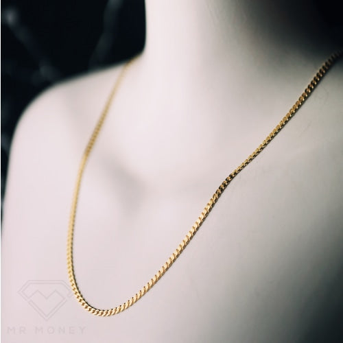 45Cm Curb-Link 9Ct Gold Chain Option 1: Width: 2.6Mm Necklaces