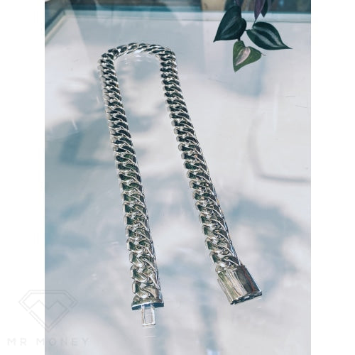 Curb Link Silver Chain 60Cm Necklaces