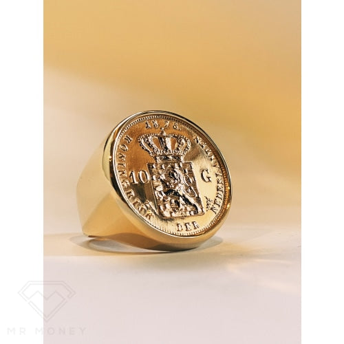 Guilder Coin Gold Ring Rings