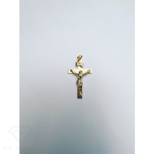 9Ct Gold Big Jesus Cross Pendant Charms & Pendants