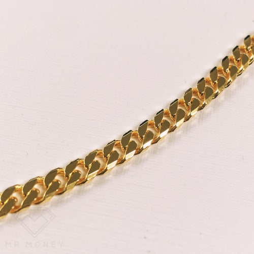 45Cm Curb-Link 9Ct Gold Chain Necklaces