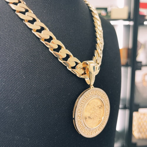 Gold Cuban Link 65Cm Chain