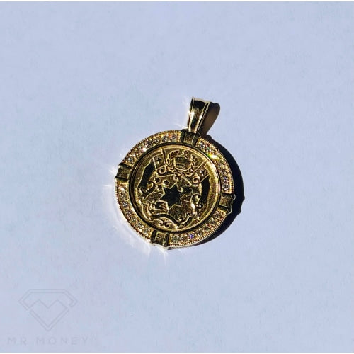 Tongan Gold Diamond Pendant Sovy Size