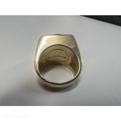 007 Full Sovereign Gold Diamond Ring Rings