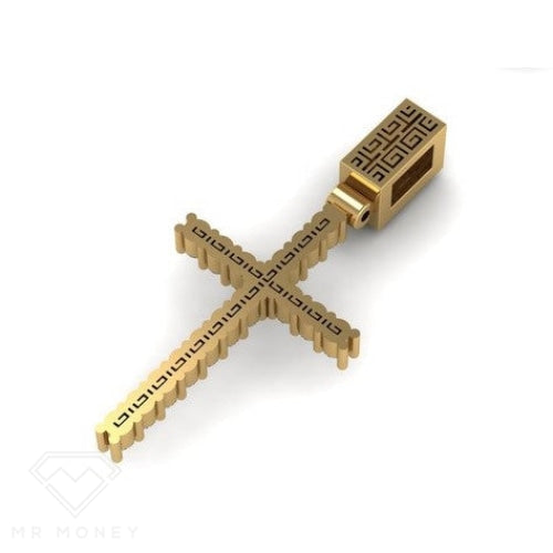 9Ct Gold Diamond Money Flex Cross Charms & Pendants