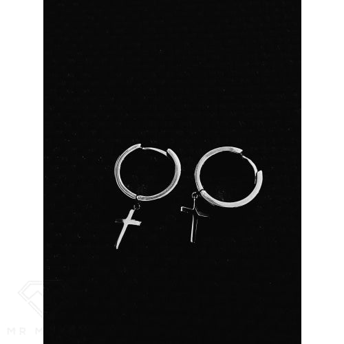 Silver Cross Earring Earrings