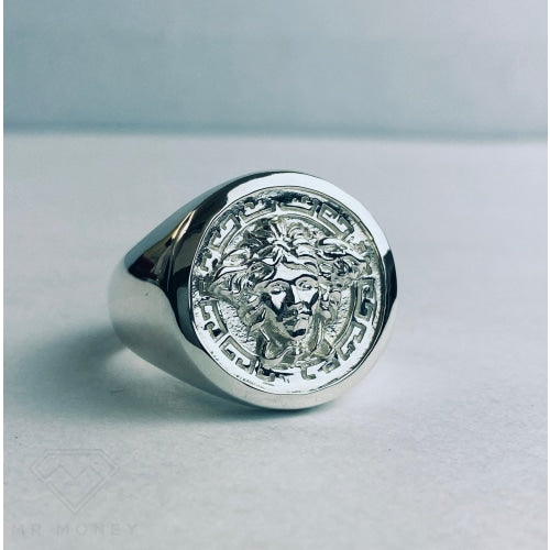 Medusa Sterling Silver Ring Rings