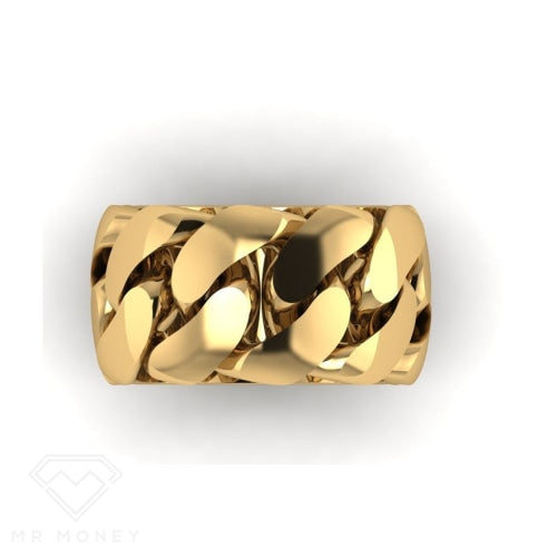 Cuban Link Gold Ring Rings