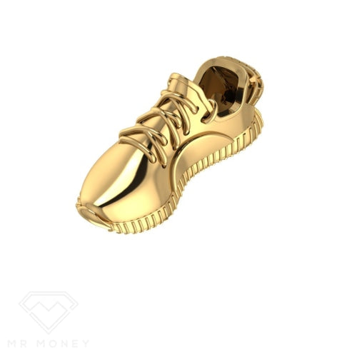 Gold sales yeezy shoes