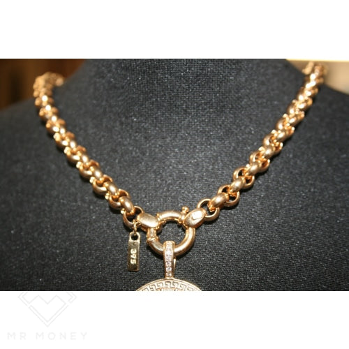 9Ct Gold Belcher Chain With Ring Clasp Necklaces