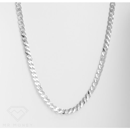 Sterling Silver Curb-Link Chain 60Cm Chain