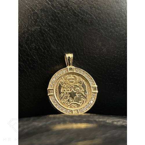 Tongan Gold Diamond Pendant