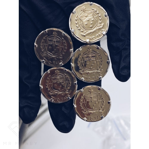 Samoan Claw Ring Gold Plated Coin Rings