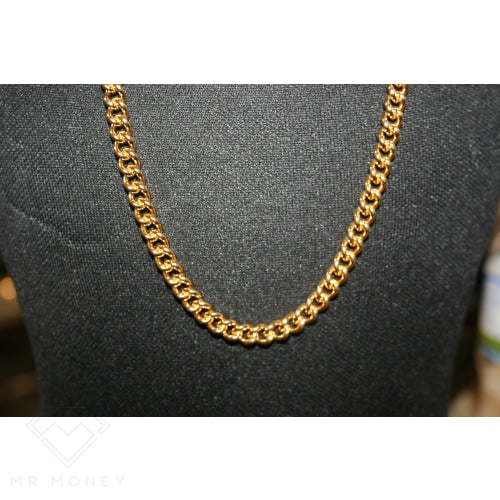 9Ct Curb Link Gold Chain 56Cm Necklaces